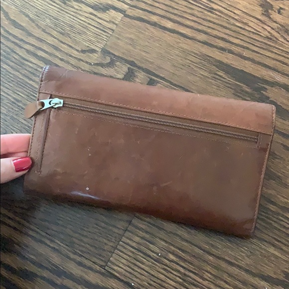 Italian leather wallet tan/brown - Picture 5 of 7